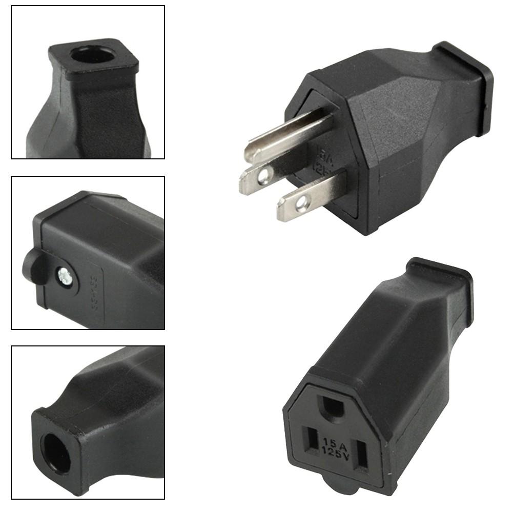 

Premium Copper Conductor 3 Pins AC Electrical Power Socket Connector A