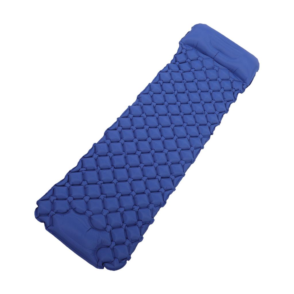 Inflatable Sleeping Pad Soft TPU Hiking Air Mattress with Pillow for Backpacking Traveling Tent