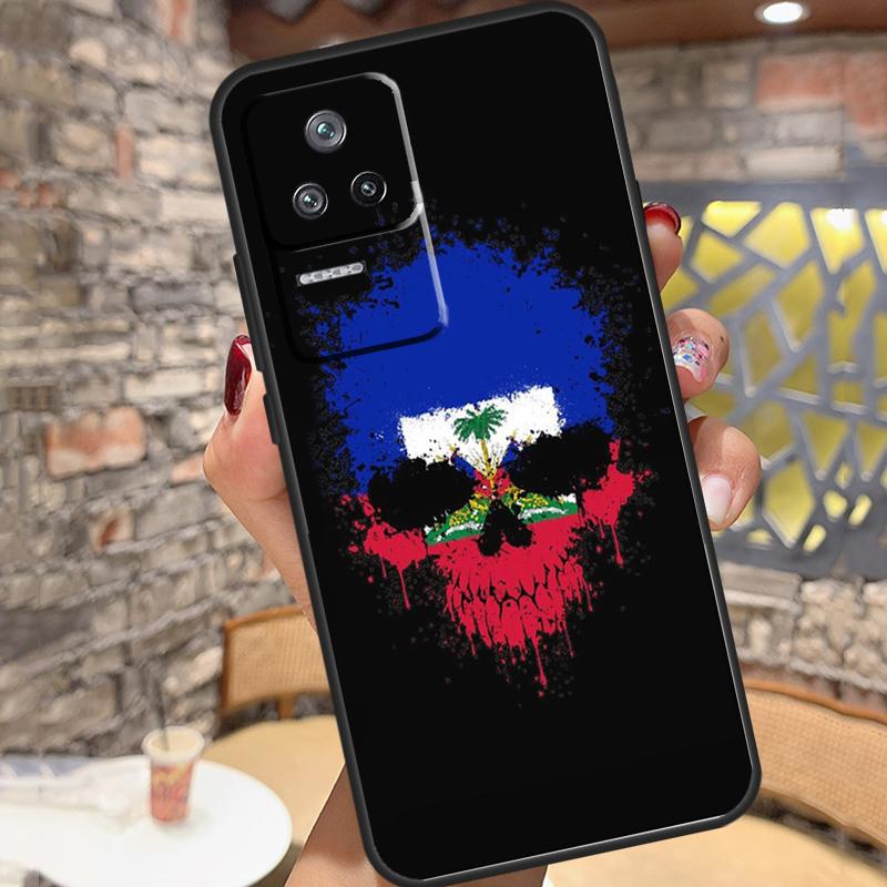 Haiti Haitian Flag Case For Xiaomi 14T Pro 13T 11T 12T 13 14 15 Ultra POCO X6 X7 Pro X3 X5 M6 F5 F6 Pro Cover