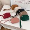 Porte-cartes en cuir PU Portefeuille Petit Portefeuille Sac à clés Portable Extérieur