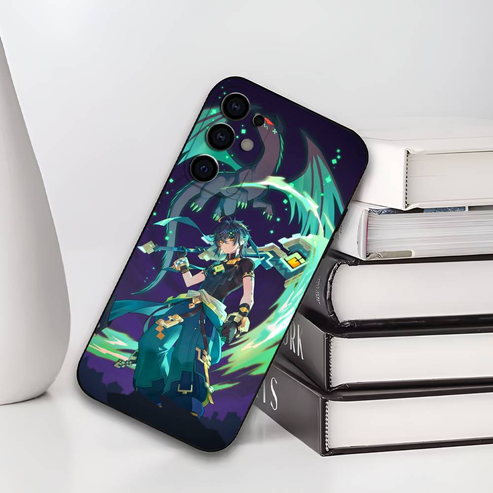 K-Kinich G-Genshin I-Impact Phone Case Silicone Soft For Samsung S25,S24,S21,S22,S23,S30,Ultra,S20,Plus,Fe,Lite Samsung S24