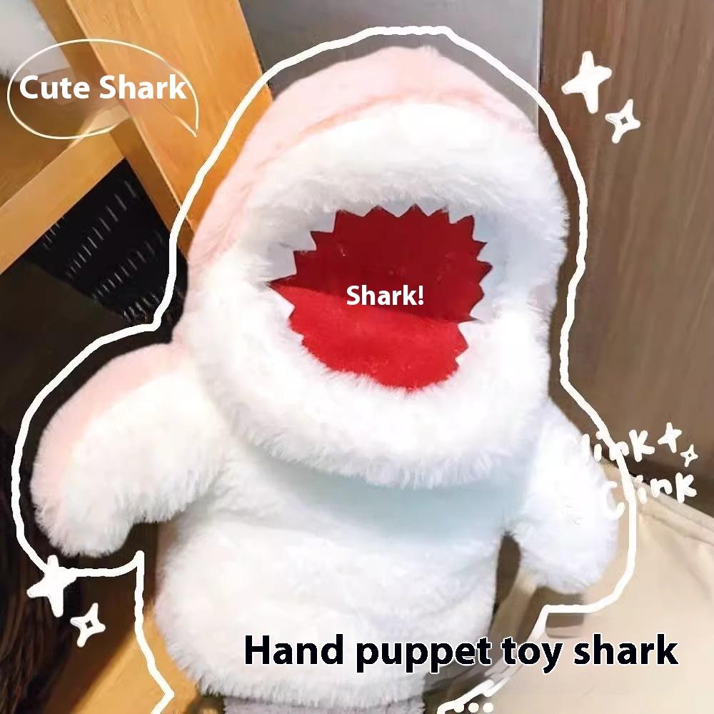 

Маленькая акула ручная кукла перчатки милая кукла плюшевая игрушка может открывать рот кукла подарок на день рождения 20cm