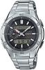 Casio Wave Ceptor WVA-M650D-1AJF Men's Silver Solar-Powered Radio-Controlled Watch (Official Japanese Product)