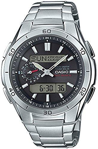 

Мужские серебристые часы Casio Wave Ceptor WVA-M650D-1AJF с радиоконтролем и питанием от солнечной батареи (Официальный японский продукт)
