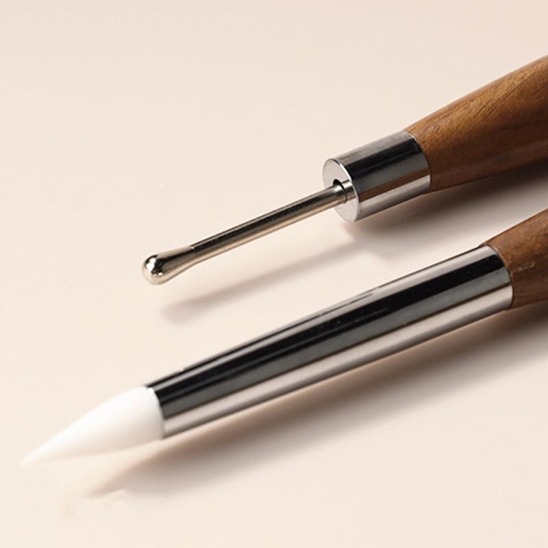 Professional Gel Polish Dotting Tip Nail Tool For Detailed Carving And Smooth Gel Application In Manicure