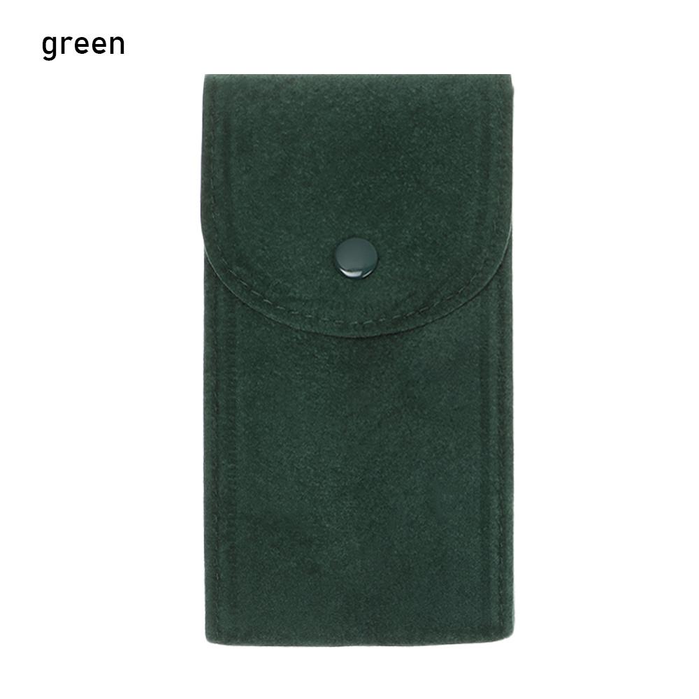 Portable Watch Bag Gift Shock-proof Press Velvet Snap Design Jewelry Box Watch Packing Pouch Storage Bag Single Watch Display