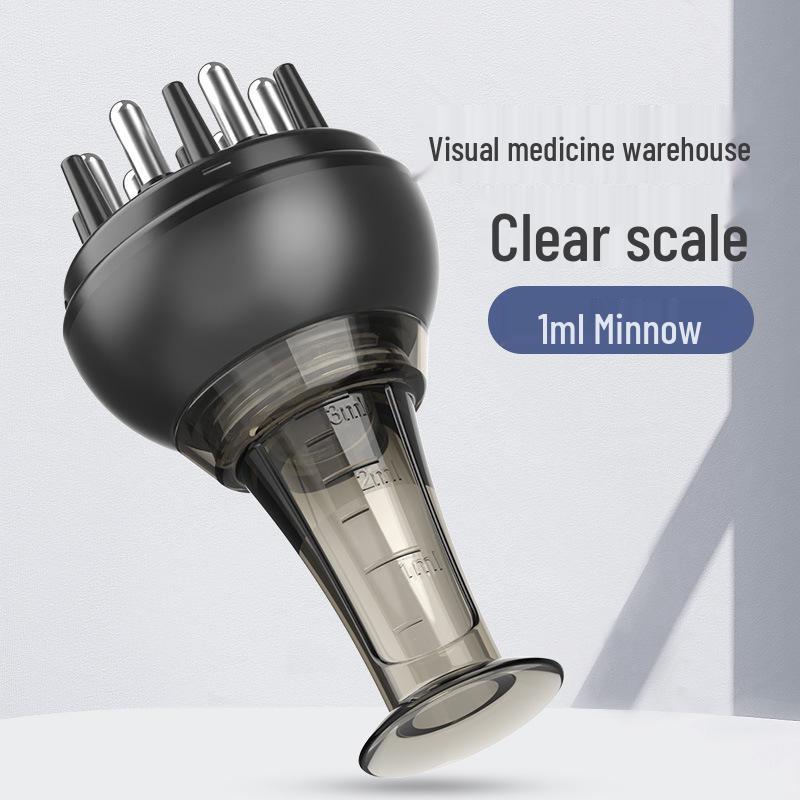 Minoxidil Hair Growth Scalp Roller - 1-5ml Oil Applicator & Massage Comb