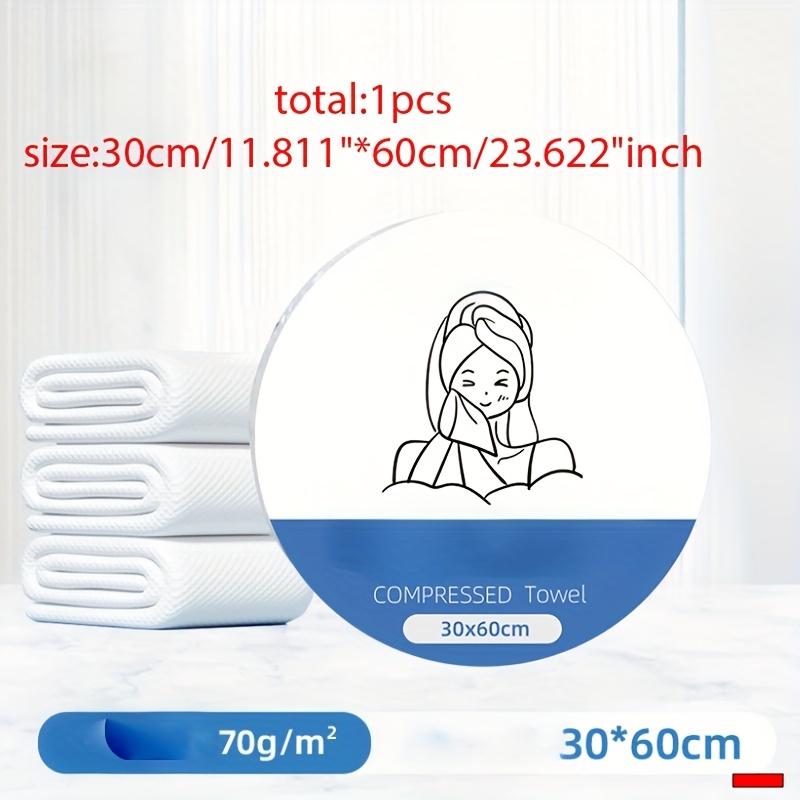 Disposable Compressed Towel Bath Towel Travel Pack, Super Absorbent, Individually Wrapped, Portable & Hygienic Compressed Towel 11.81inch*23.62inch