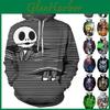 Nightmare Before Christmas 3d Printed Hoodie Jacket Jack Sally Costume Style