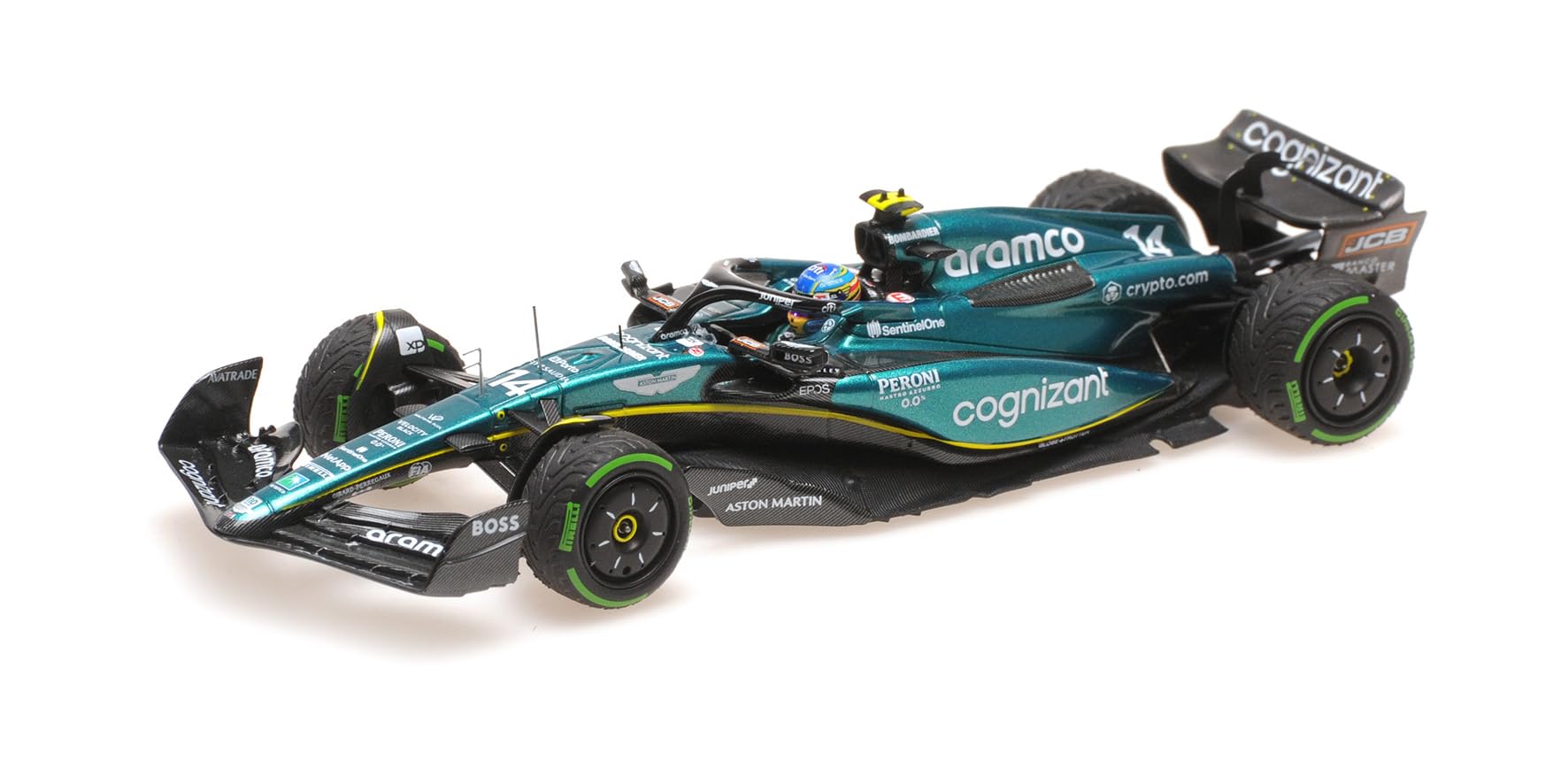 

Aston Martin Cognizant F1 AMR23 Fernando Alonso 2nd Monaco GP 2023 зелёный