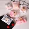 100Pcs 5.5x8.5cm/7x10cm Cartoon Animal Printed Plastic Baking Packaging Biscuit Cookie Candy Food Machine Sealed Gift Bags