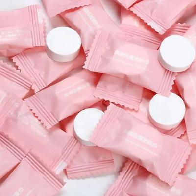 50pcs Compressed Towels Travel In Compressed Bag Suitable for Sensitive Skin Cotton Cleansing Towel Disposable Face Towel,Portable Travel