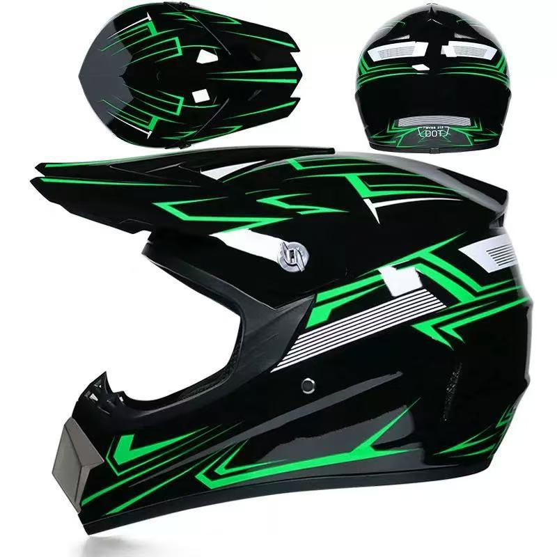 Off-Road Motorcycle Helmet ABS Four Seasons Electric Vehicle Mountain Bike Helmet Full Overlay Small Helmet