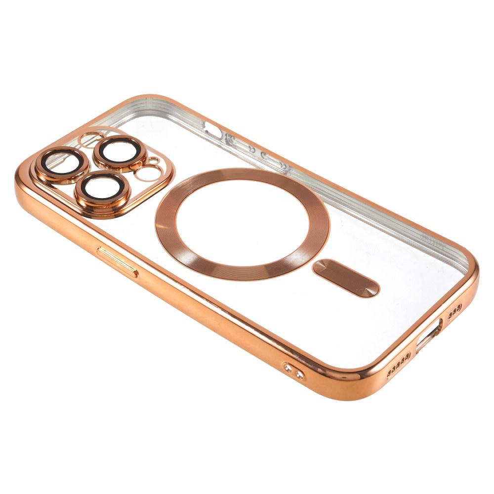 iPhone 14 Pro Case, Electro MagSafe, Gold + Screen Protector
