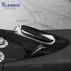 For Mercedes Benz SLK R171 2004 2005 2006 2007 2008 2009 2010 Car Handbrake Grips Trim Cover Real Dry Hard Carbon Fiber Sticker