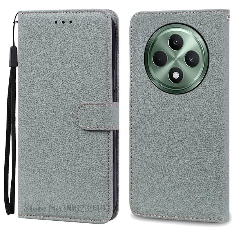 For Oppo Reno 12 FS 5G Etui Lommebok Lær Flip Cover For Oppo Reno 12F Etui Reno 12FS 12 F Reno12F Reno12 Fs Telefonetui Fundas