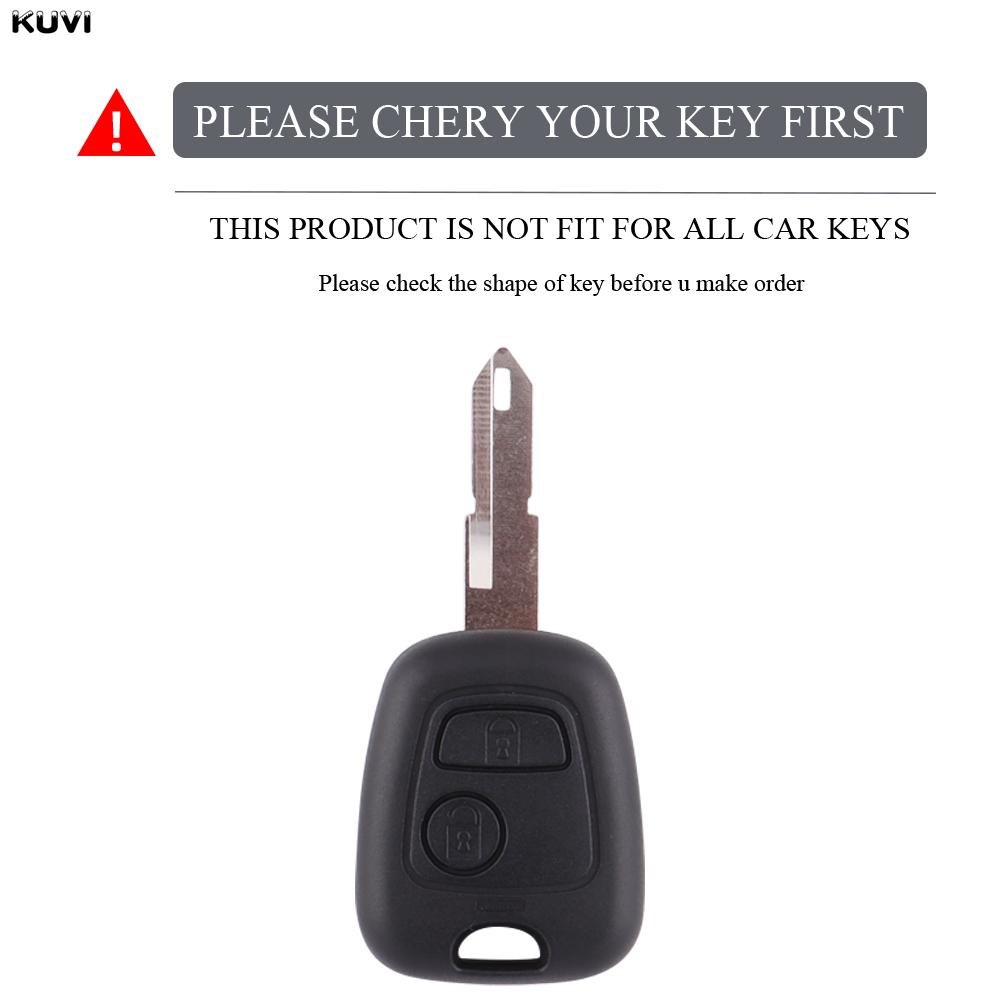 2 Button Tpu Car Remote Key Case Cover Shell Fob Keychain For Peugeot 107 206 207 307 For Citroen C1 C2 C3 C4 For Toyota Aygo