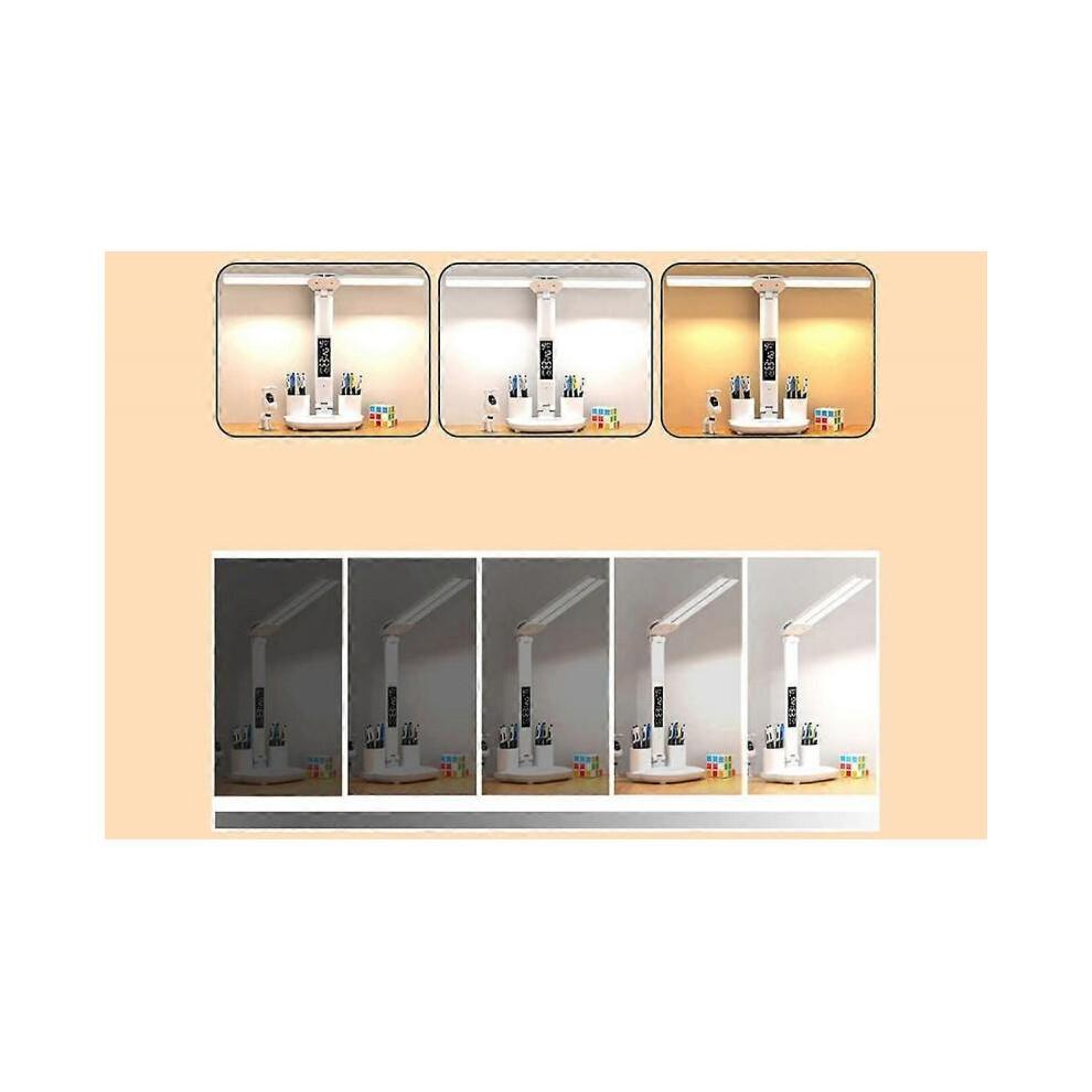 Touch LED Table Lamp Rechargeable Table Lamp with 3 Color Modes And 5 Brightness Reading Light