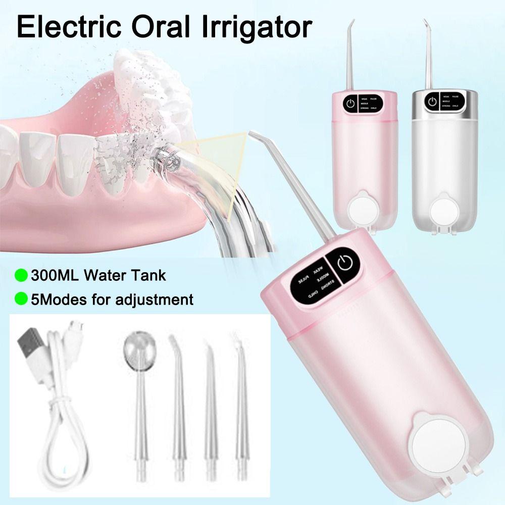 300ML Electric Oral Irrigator Smart Tooth Scaler Oral Hygiene Electric Tooth Flusher  Gum Care