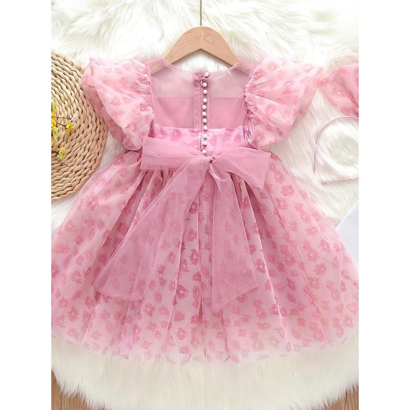 Girls' Dress Summer New Children's Dress Super Fairy Puffy Tulle Dress Summer Girl Princess Dress