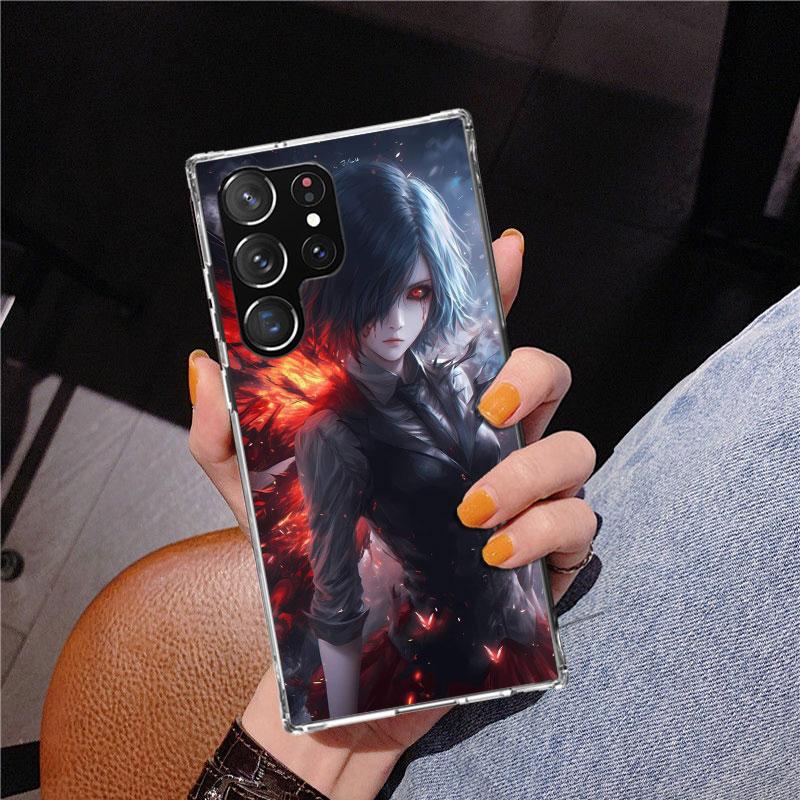 G-Ghoul Tokyo Touka Kirishima Phone Case For Samsung Galaxy S24 S25 Edge S26 Ultra S23 S22 S21 Plus S20 FE + Personalized Print