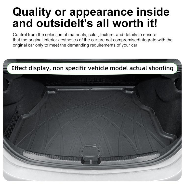 Mitsubishi Mirage 2011-2023 TPE Trunk Mat