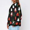 Women's Trendy Christmas Print Crewneck Sweatshirt Lightweight Casual Pullover Top