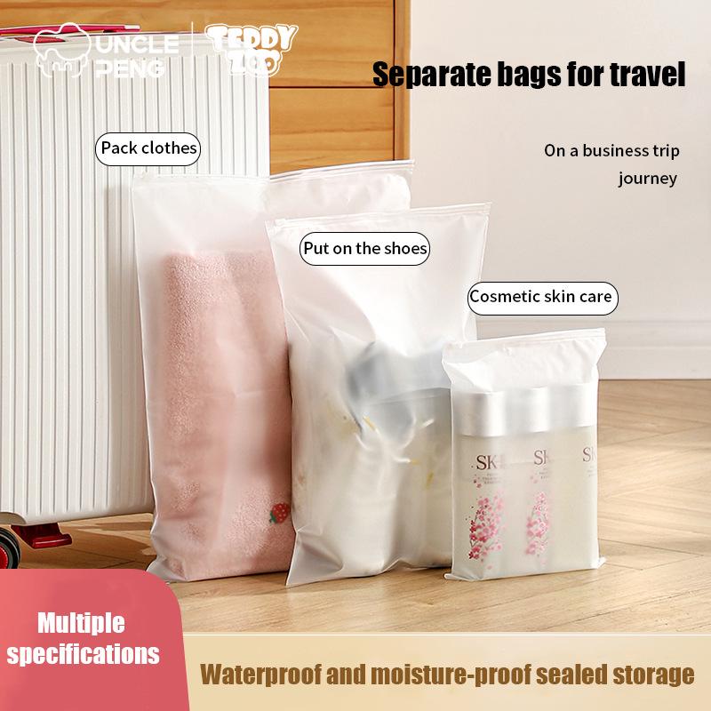 Waterproof Travel Organizer: Portable, Transparent Storage for Clothes & Underwear