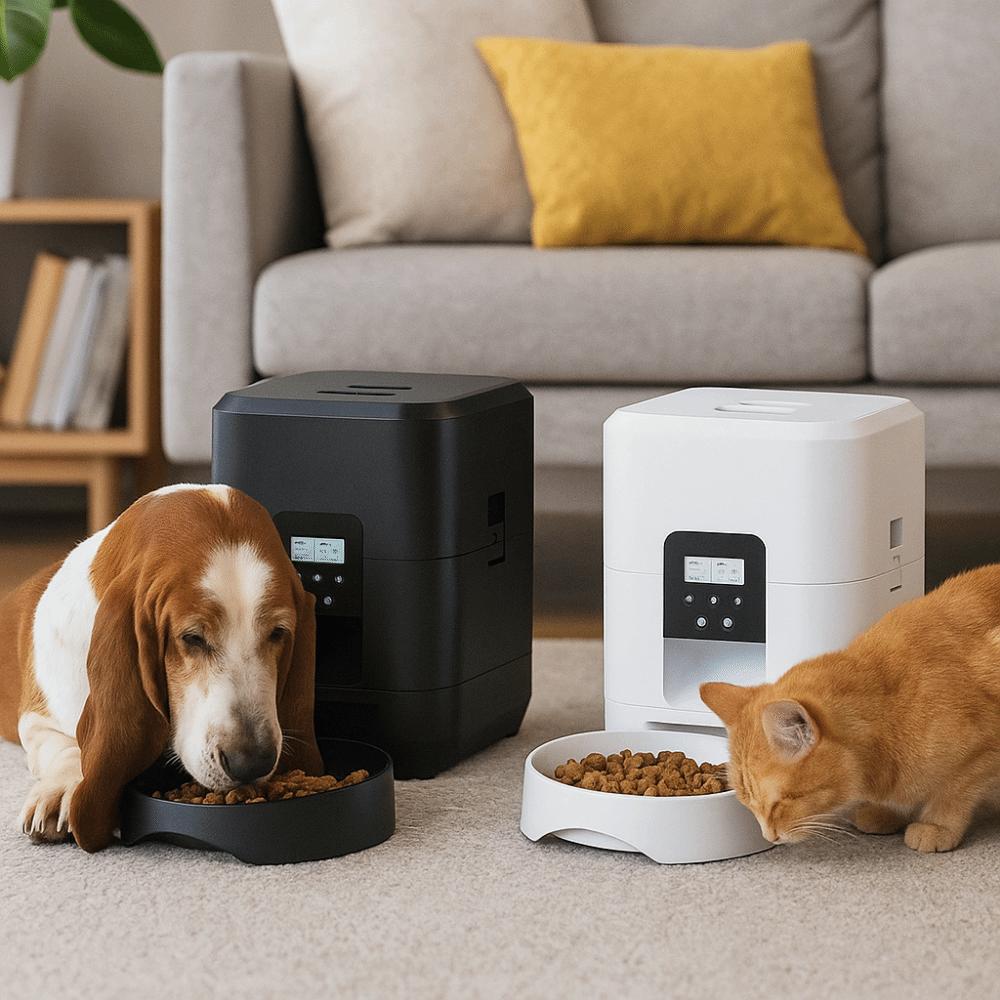 Button/WIFI Version 2L Smart Cat Feeder APP Control Cat Automatic Feeder Pet Dog Bowl  Home
