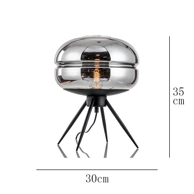 Nordic Modern Glass Table Lamp - Creative, Stylish Lighting for Living Room, Bedroom, Hotel, or Model Room