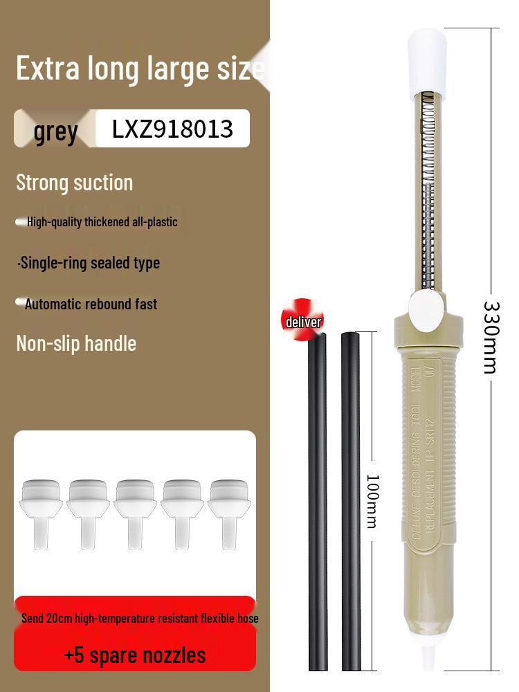 Deer Fairy High-Power Solder Sucker: Large, Powerful Suction Soldering Gun and Remover Artifact