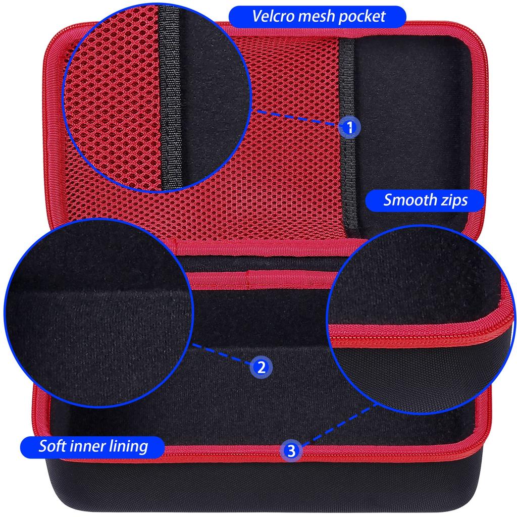 Khanka Hard Case for HyperX QuadCastQuadCast S Standalone Microphone Streamer