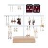 Metal Earrings Display Stand 52 Holes Necklace Bracelet Anklet Stud Holder  Desktop