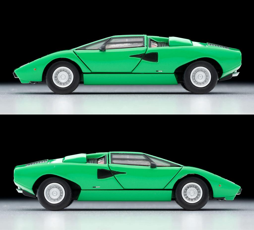 Tomica Limited Vintage Neo Lamborghini Countach LP400 Zelený hotový produkt 320074 1/64 LV-N