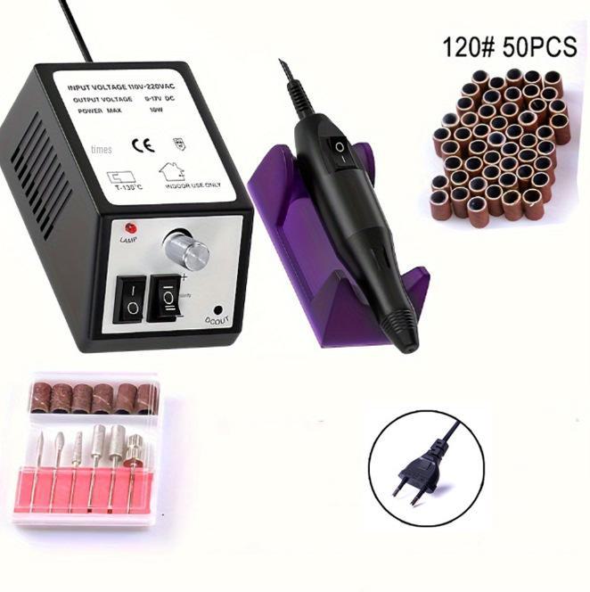 High-Speed Electric Nail Polisher 2000: Adjustable Speed Nail Polish Remover