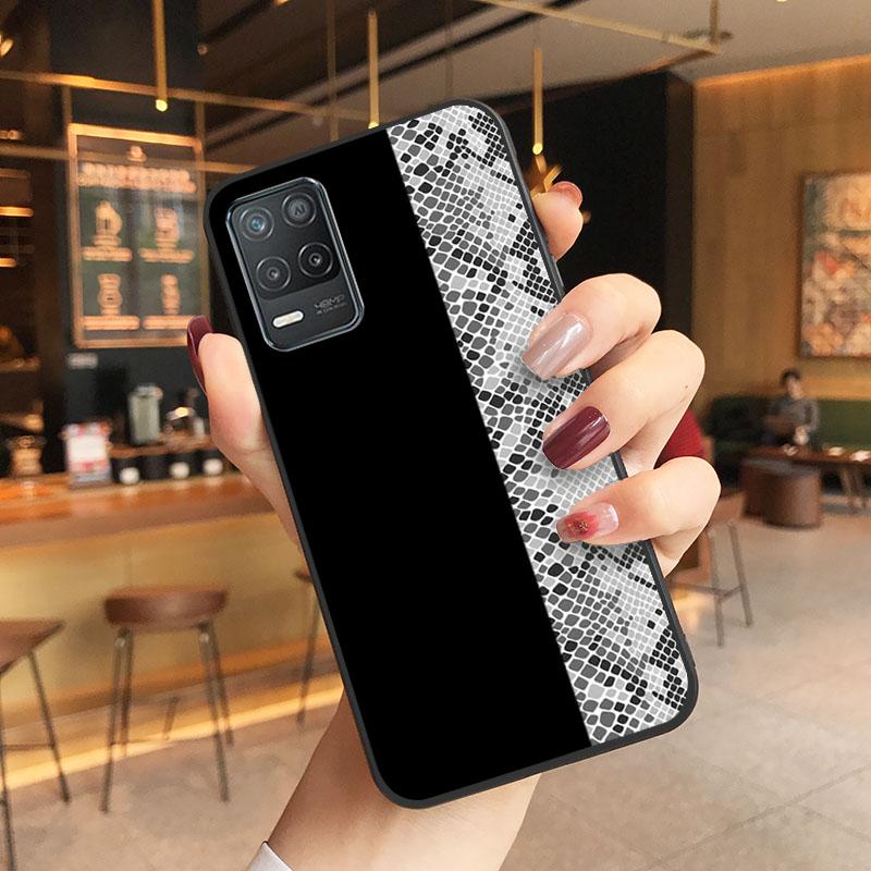 Etui na telefon ze skóry węża do OPPO Realme 8 7 6 6i C3 C21 C21Y C11 X3 SuperZoom A94 A74 A91 A53S A54