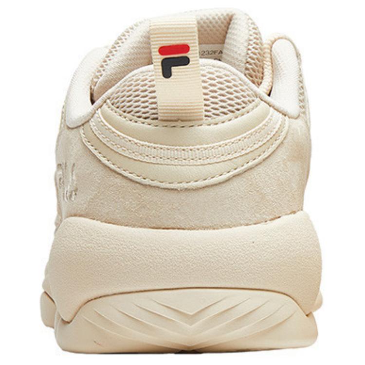 Fila Spaghetti Low Synthetic Leather Sports Casual Low-Top Retro Basketball Shoes Men Sneaker Beige F12M931232FAG
