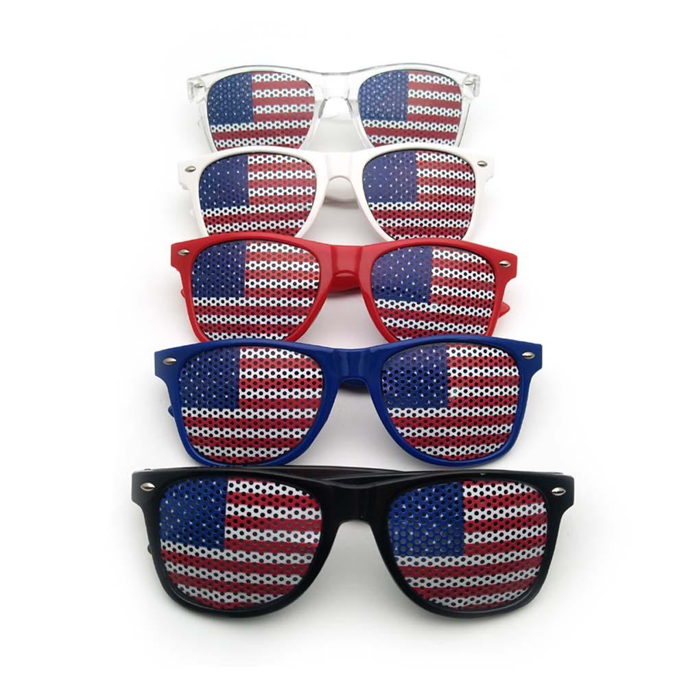 American National Flag Sunglasses Men Women Fashion Party Prom Decorations Eyewear Usa Independence Day Sun Glasses