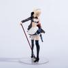 24CM Fate/Grand Order Anime Figure Saber Altria Pendragon Swimwear Maid Ver Pvc Action Figure Collectable Model Toys Figurine