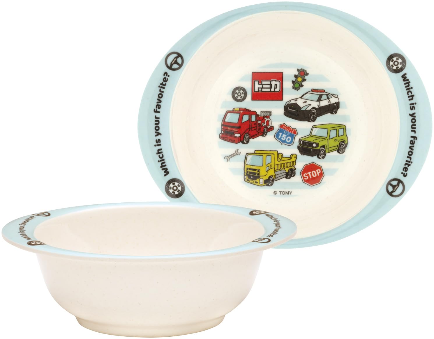 

Skater Melamine Bamboo Dishwasher Tomica Bowl, Fiber, 290ml, Safe, Boys, M34B-A