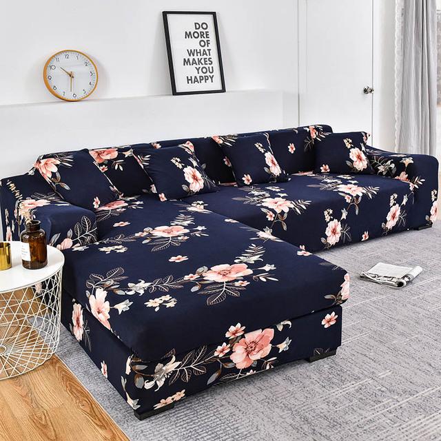 Elastische Sofabezüge für Wohnzimmer L-förmiges Sofa müssen Stretch-Eckcouch-Abdeckungs-Schonbezüge Sessel kaufen