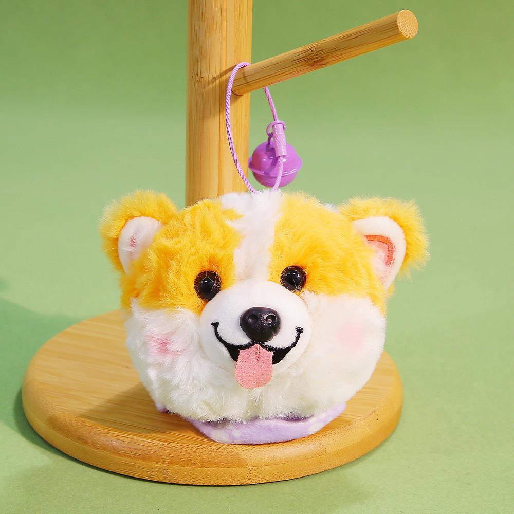 

Cute Shiba Inu Dog Pendant With Interactive Design For Party жовтий