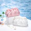 High-End Pleated Cloud Texture Makeup Bag - Portable Women's Cosmetic and Toiletry Storage Bag
