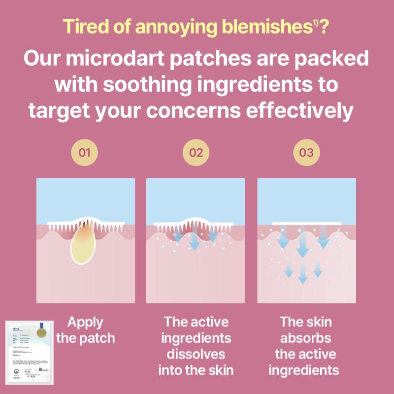 NEEDLY Patch for Blemishes Colorful (12 Patches)
