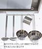 Yamazaki Jitsugyo Magnetic Range Hood Hook White Approx. W28XD5XH3.5cm Plate Kitchen Tool Hook Movable Hook 4841