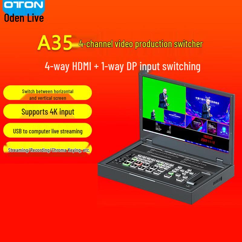 Oton A35 4-Channel HDMI Live Production Switcher