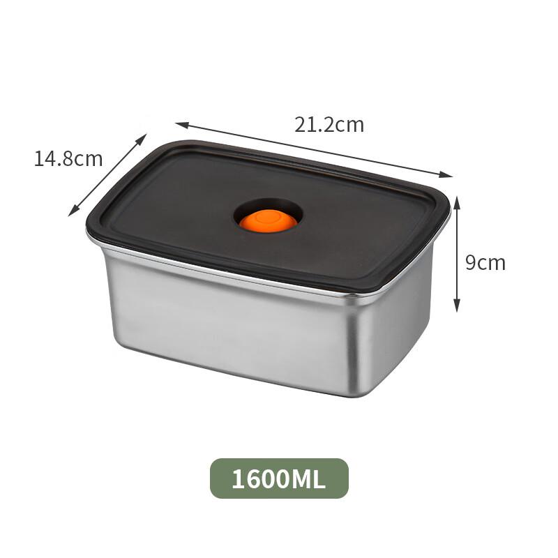 Hualuofuxiang 304 Edelstahl Lebensmittelaufbewahrungsbehälter