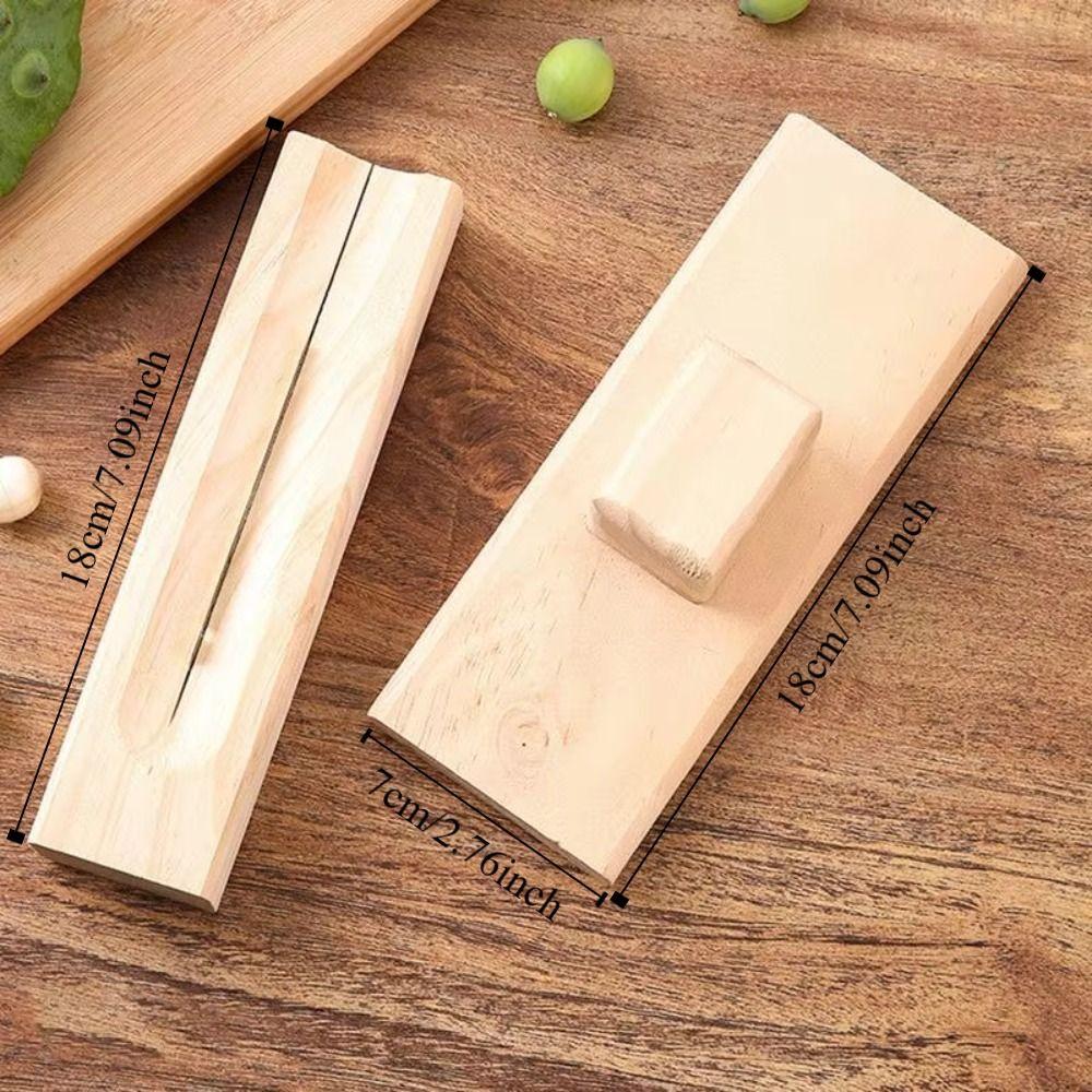Manual Nut Opener Wooden Water Hyacinth Peeler Durable Chestnut Opener  Hazelnuts