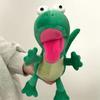 30Cmfunny Licking Lizard Plush Toy Green Reptile Stuffed Animal Doll Cute Soft Dinosaur Figure For Kids Girls Boys Birthday Gift
