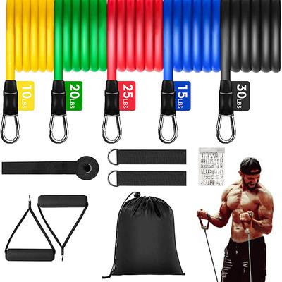 Resistance Bands Collection Bodybuilding Home Gym Equipment Professional Weight Training Fitness Elastic Rubber Bands Workout Expander